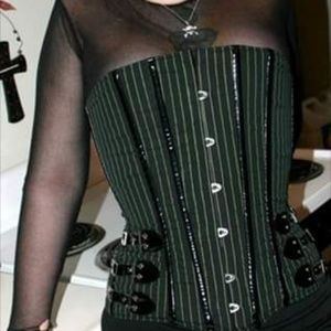 OOAK vintage custom Jupiter Moon 3 corset S